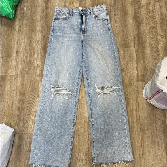 Vici Denim - Vici diamond Distressed Light Blue Women's Jeans size 27